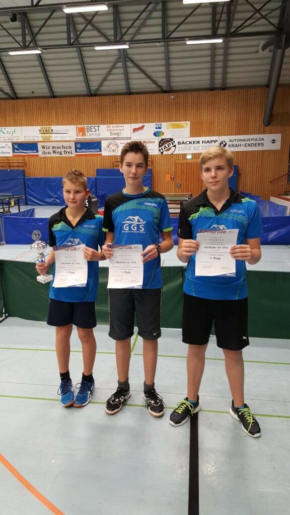 Tischtennis - Männliche Jugend Kreispokal 2018